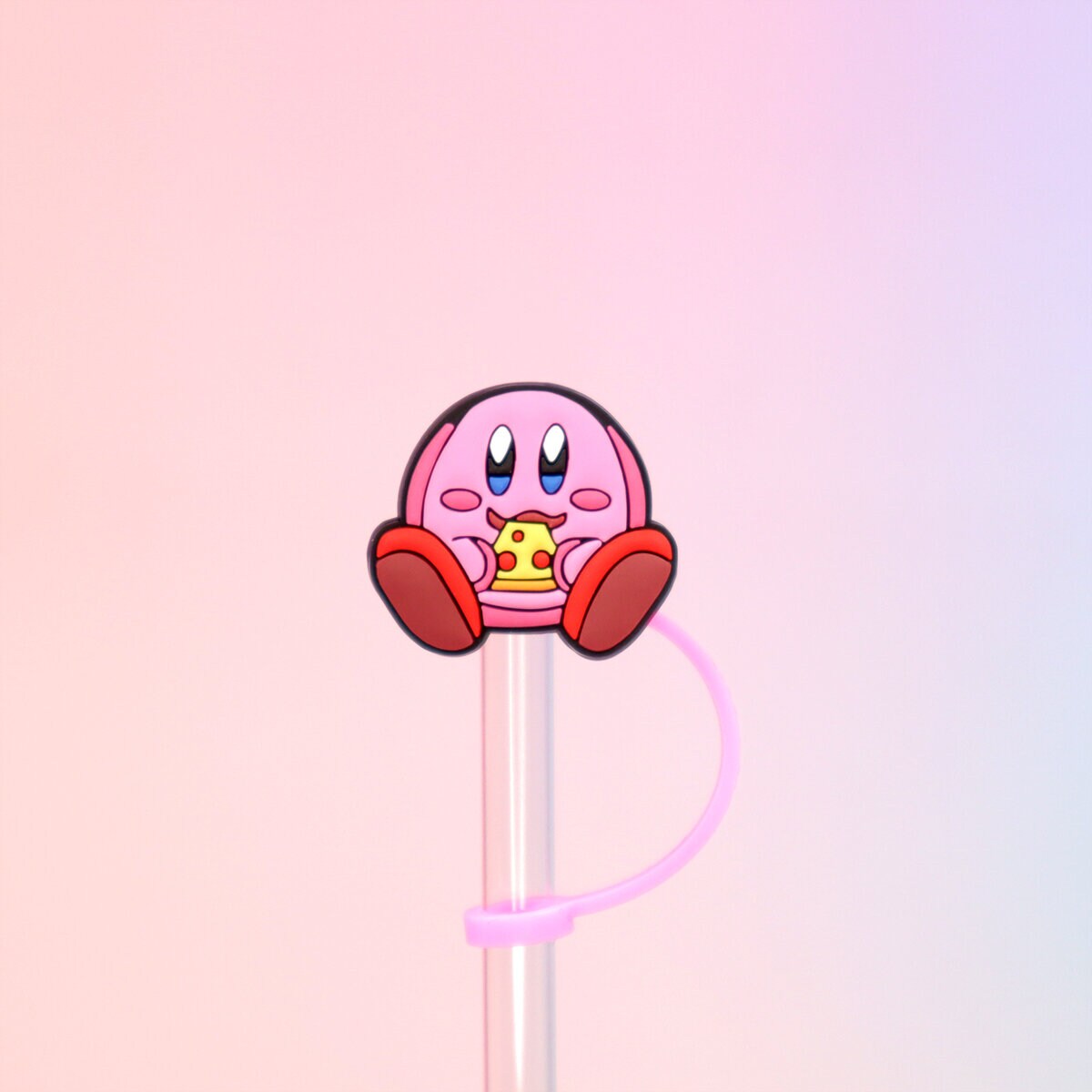 Straw topper - Pizza-Kirby