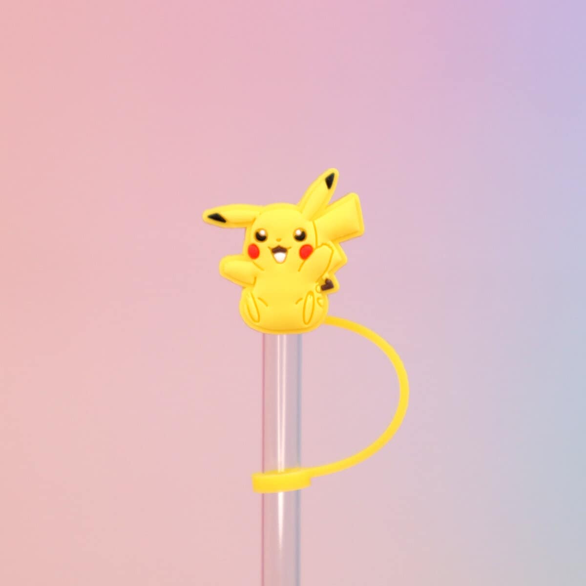 Straw topper - Happy Pikachu