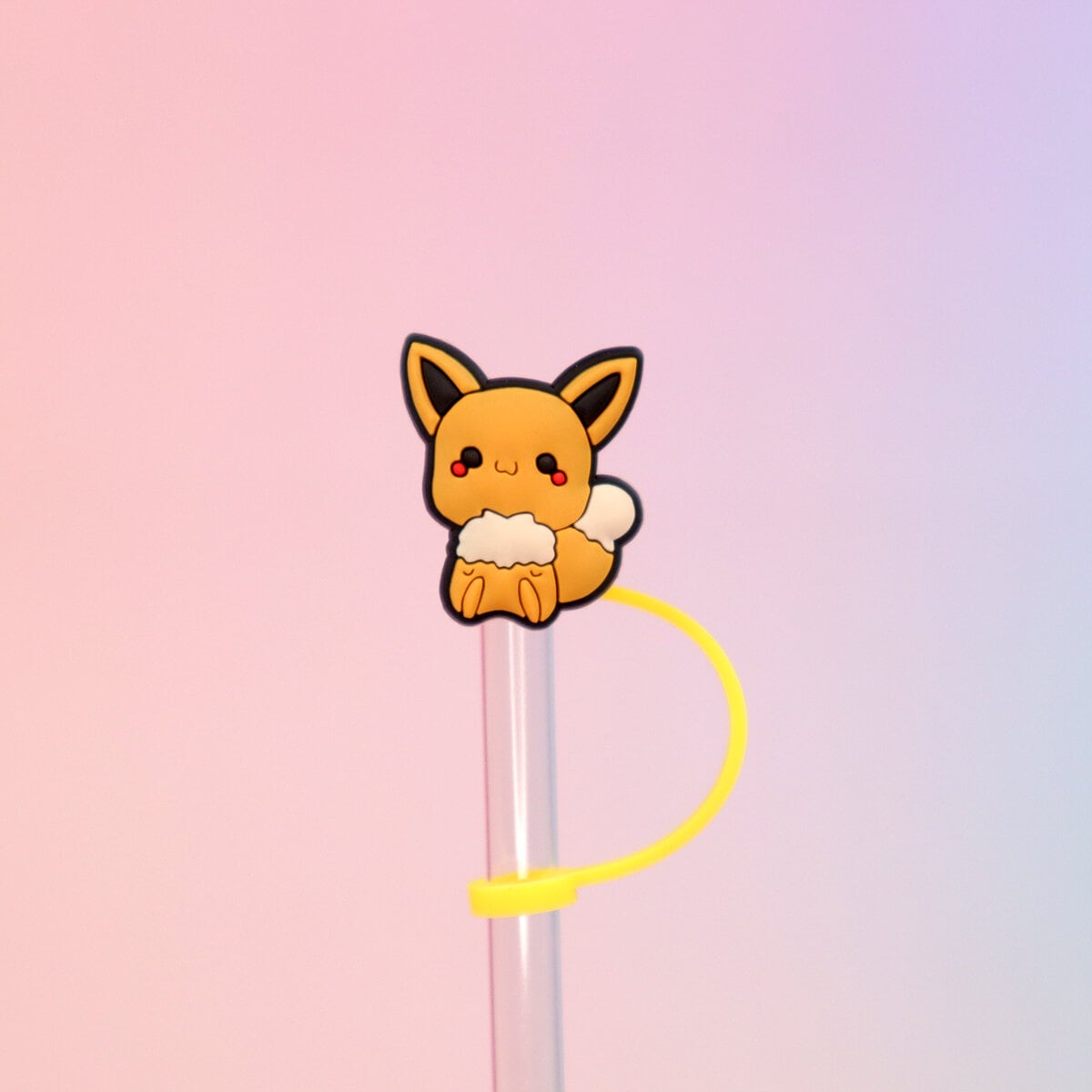 Straw topper - Chibi Eevee