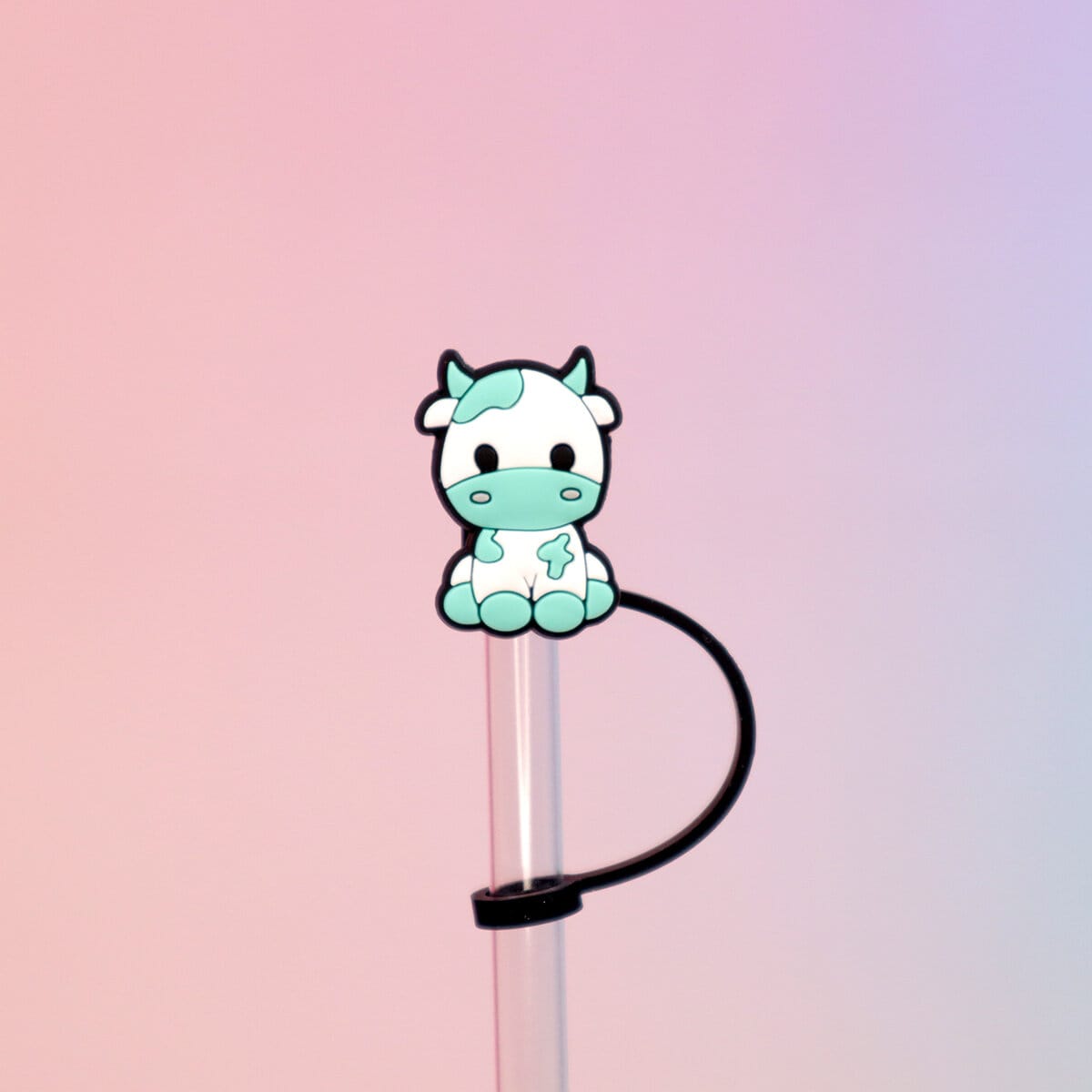 Straw topper - Turkos ko