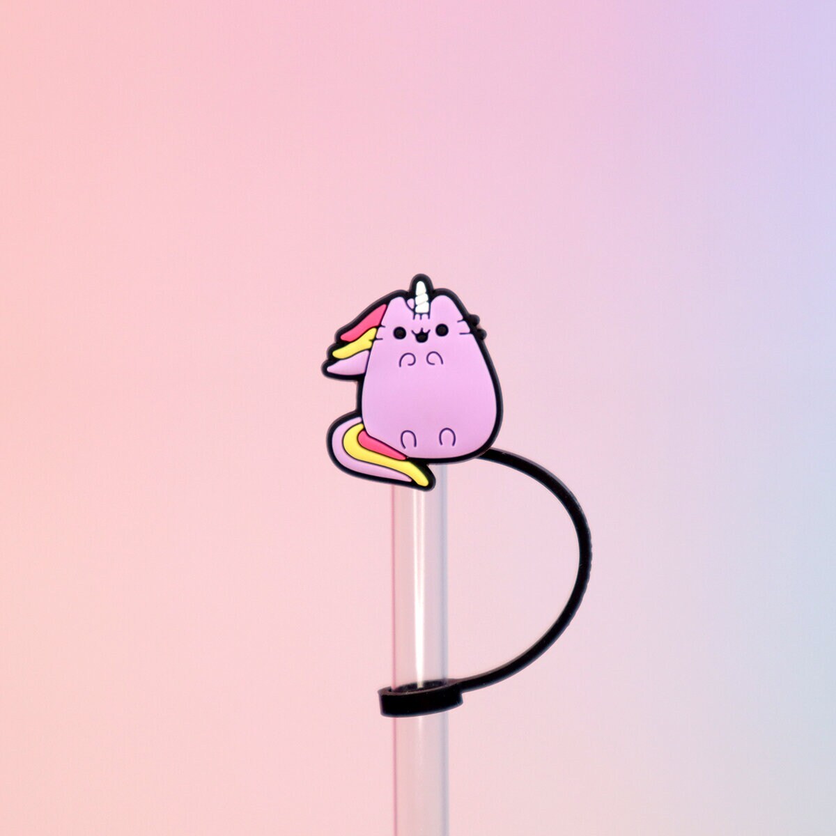 Straw topper - Pusheenicorn