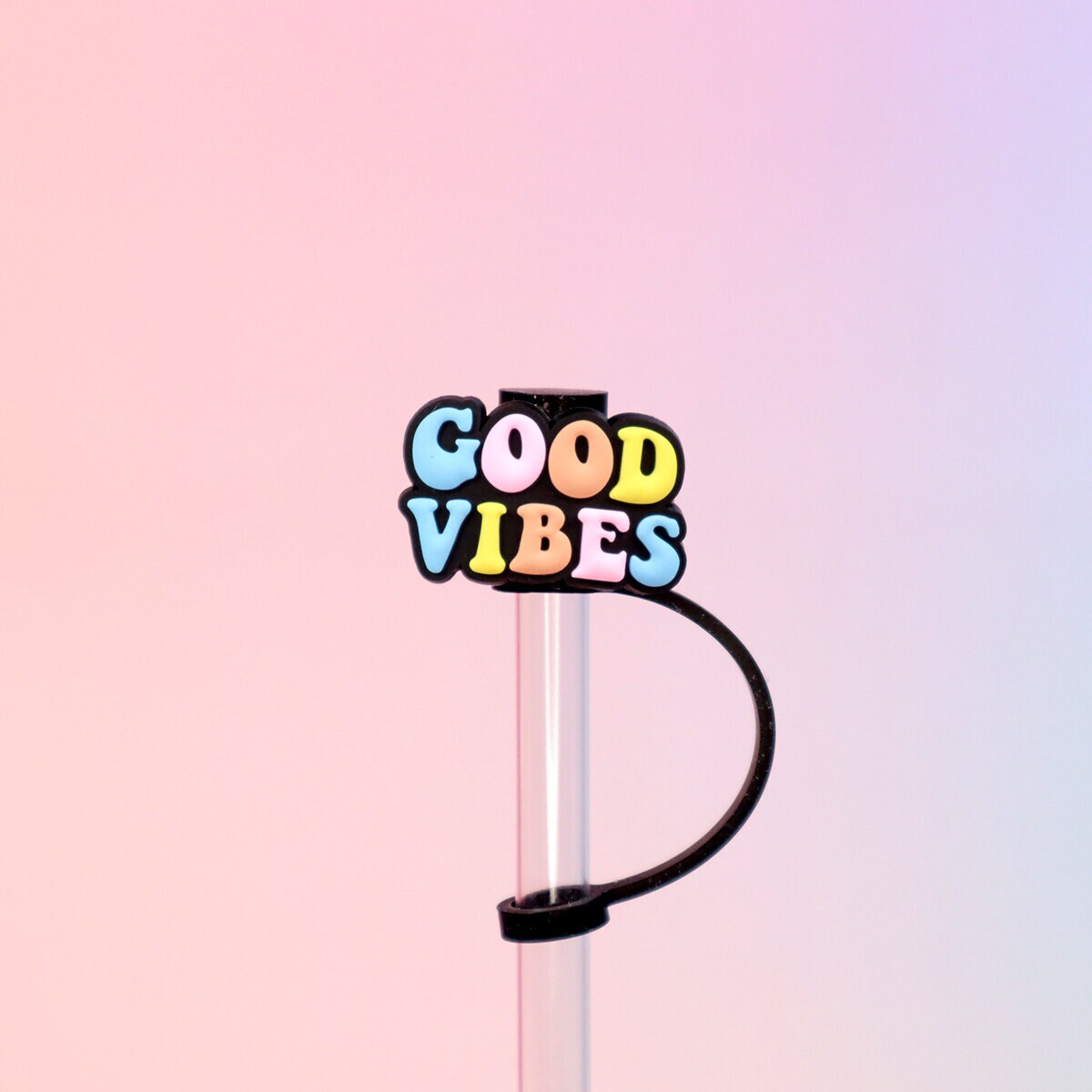 Straw topper - Good vibes