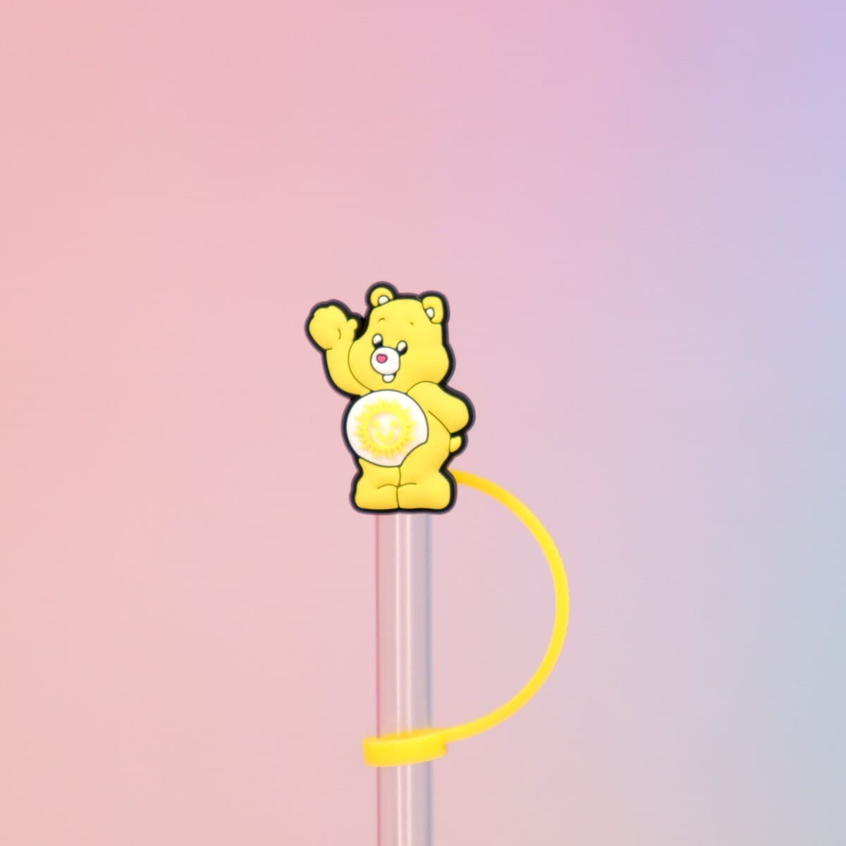 Straw topper - Care Bears, Funshine Bear