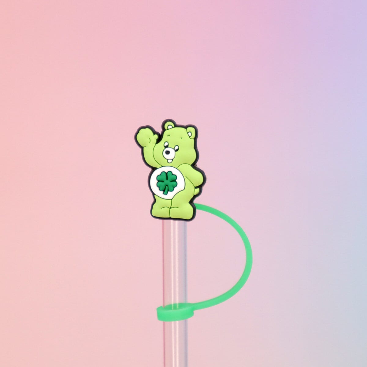 Straw topper - Care Bears, Lucky Bear