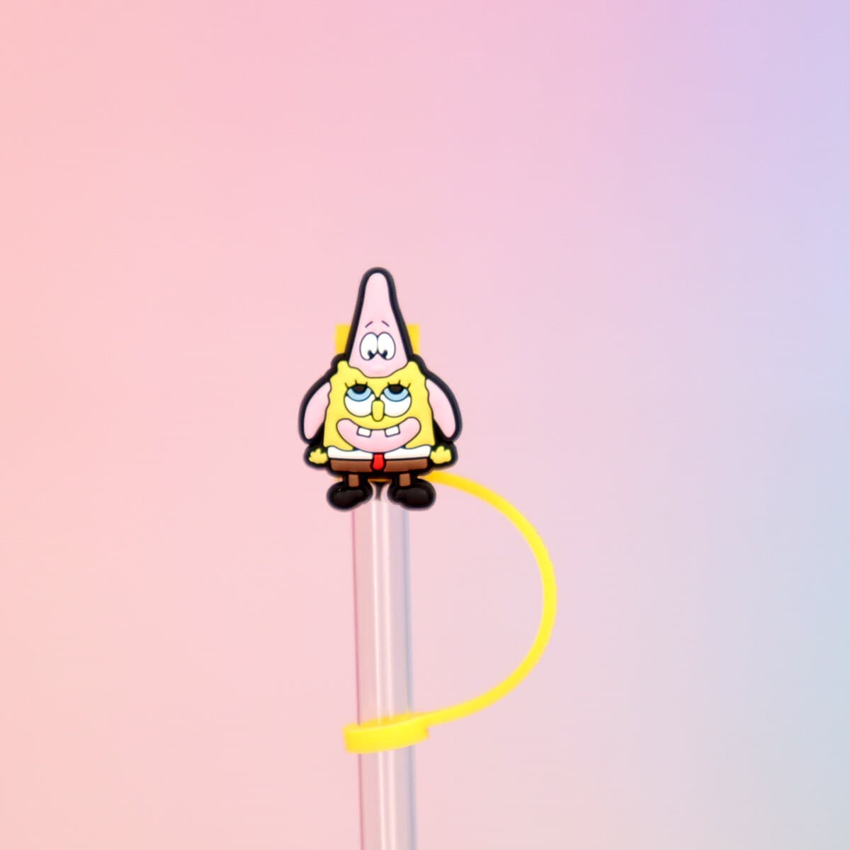 Straw topper - Patrick cosplay Spongebob