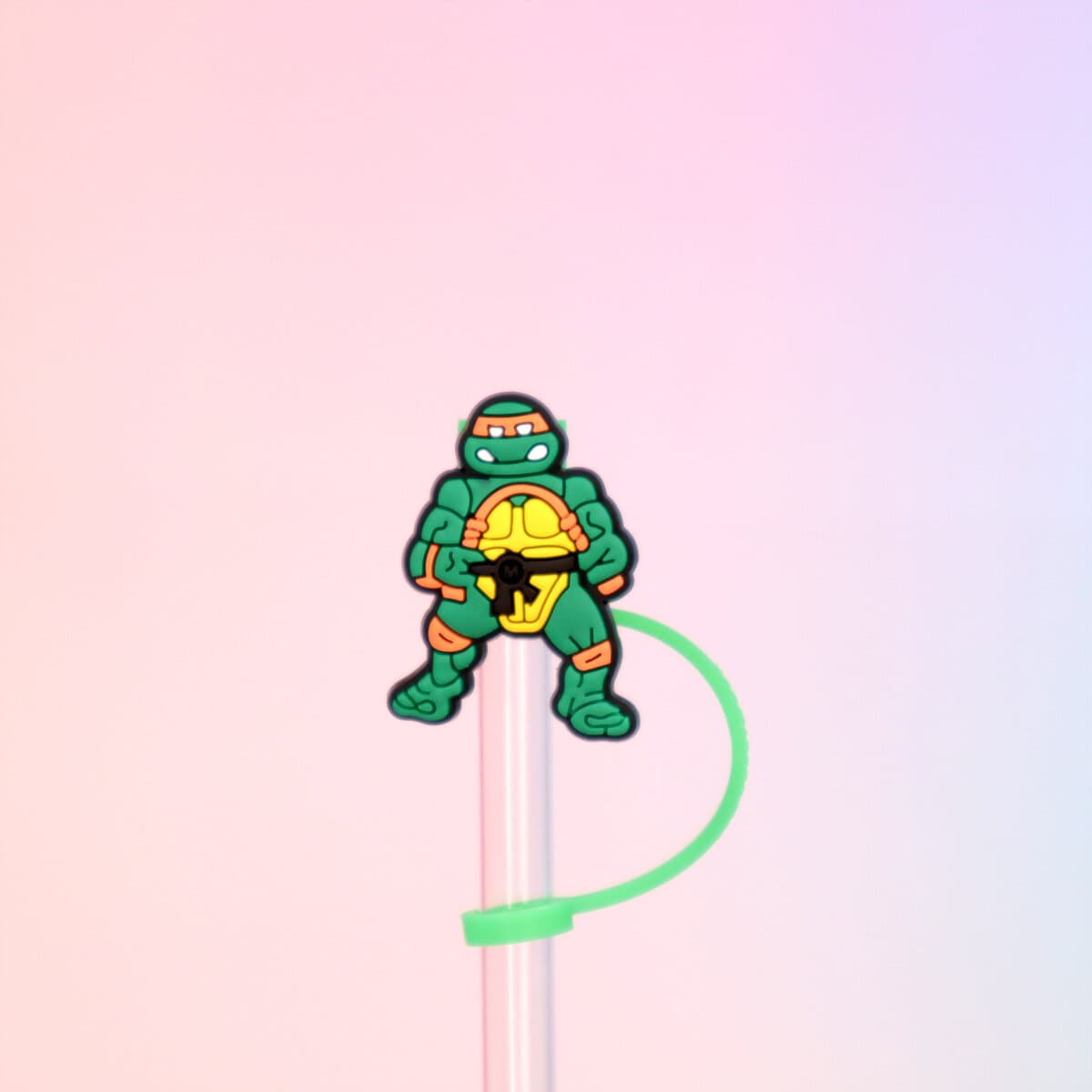 Straw topper - Ninja Turtles, Michelangelo