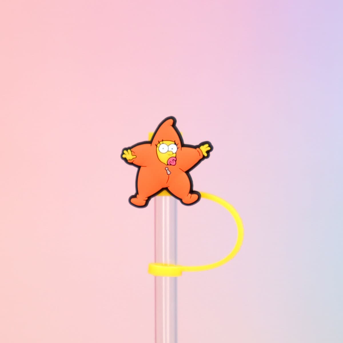 Straw topper - Maggie Simpson