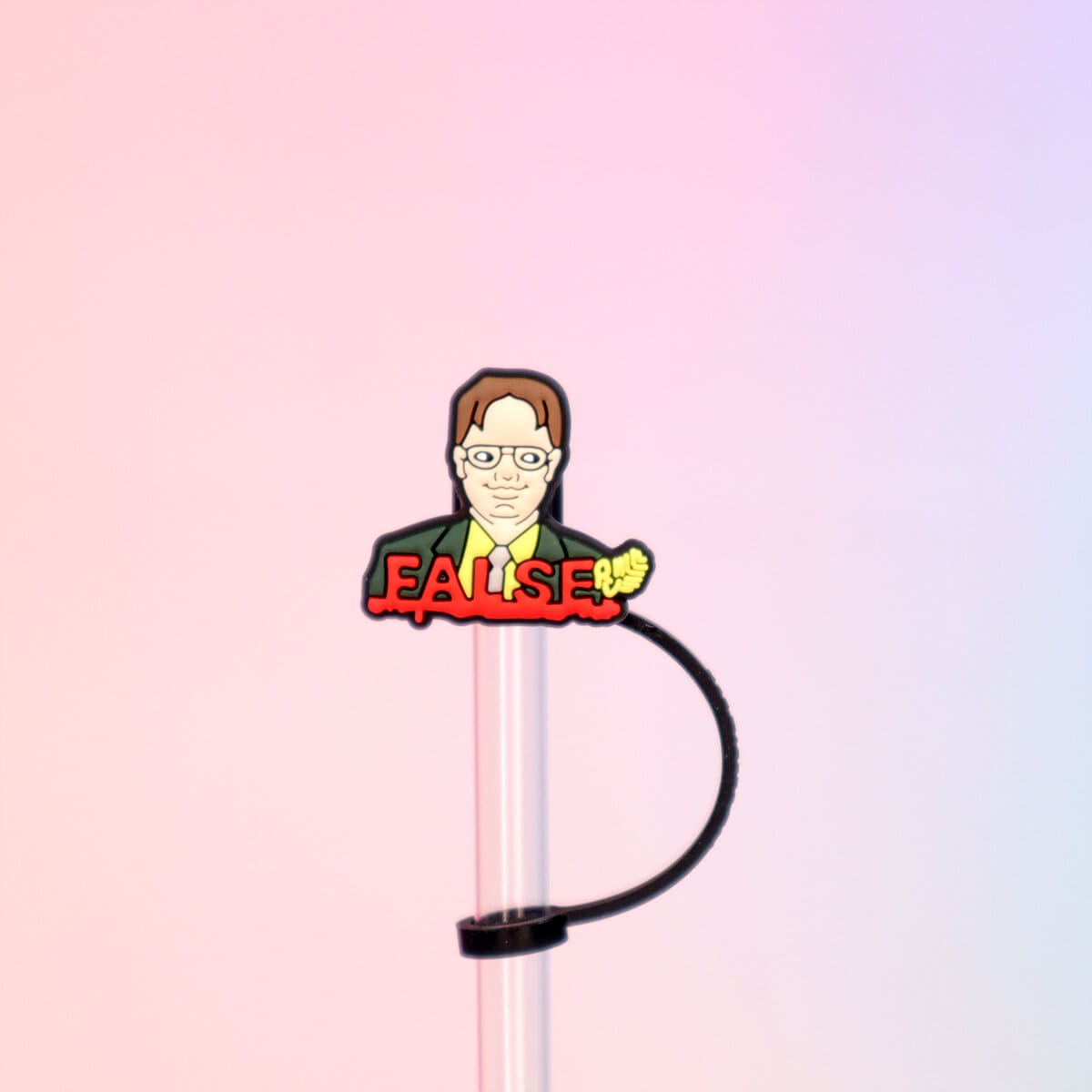 Straw topper - Dwight Schrute ´False´
