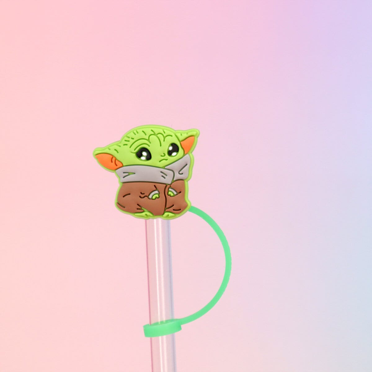 Straw topper - Baby Yoda