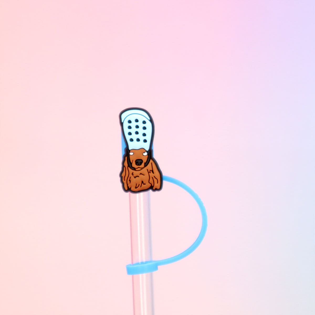 Straw topper - Croc-dog