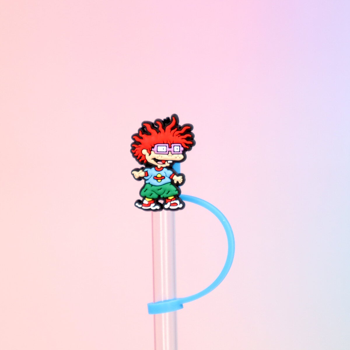 Straw topper - Rugrats, Chuckie Finster