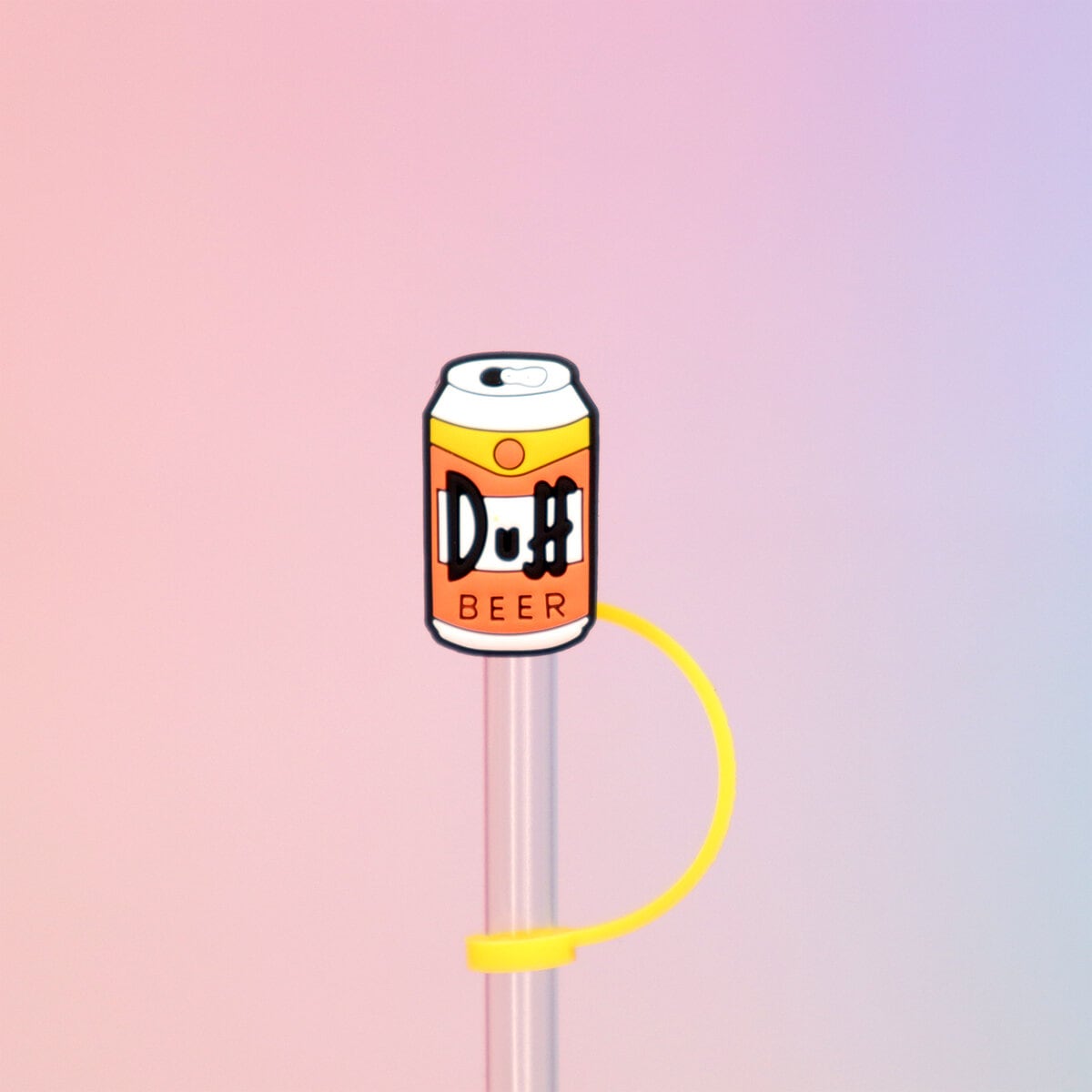 Straw topper - The Simpsons, Duff beer