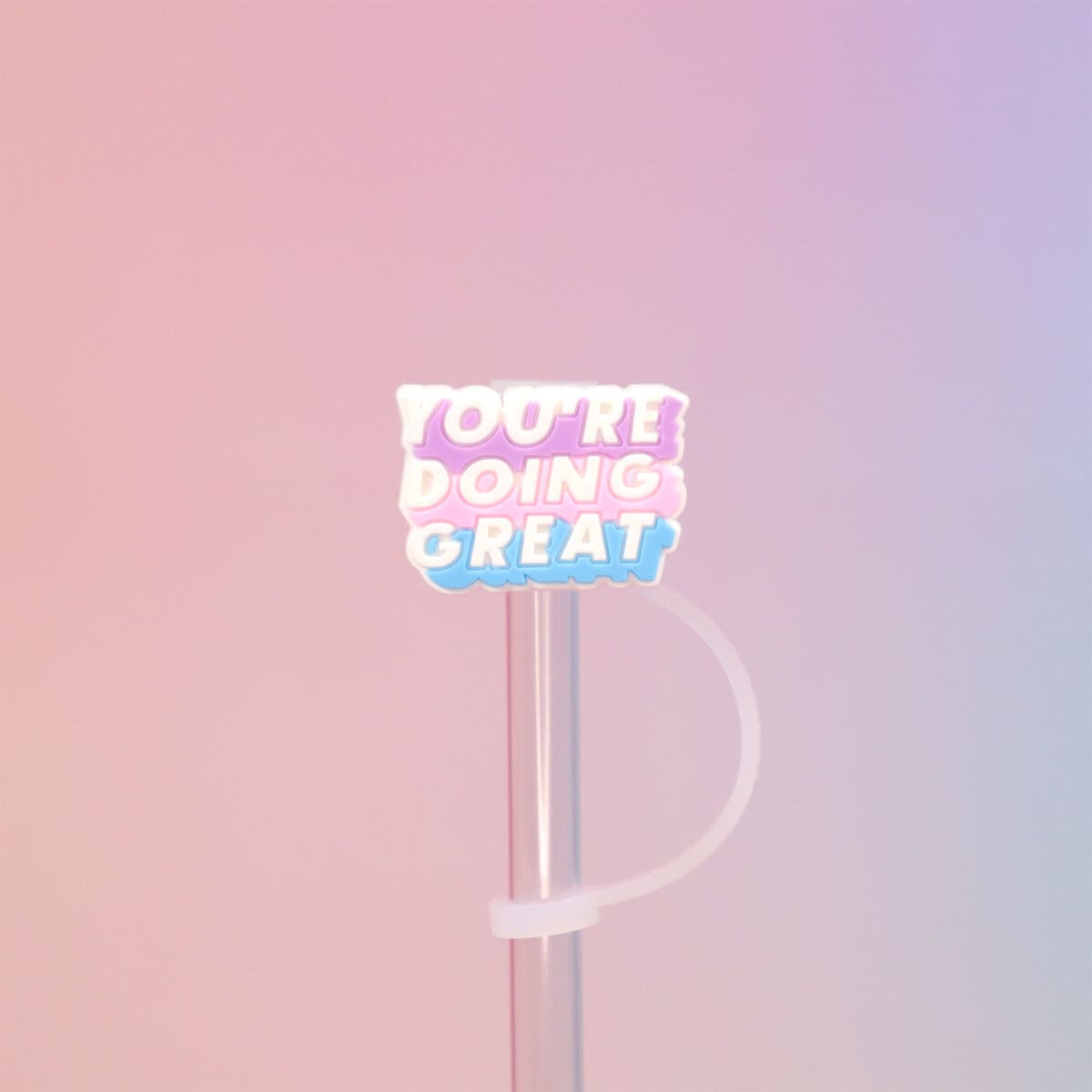 Straw topper - You´re doing great