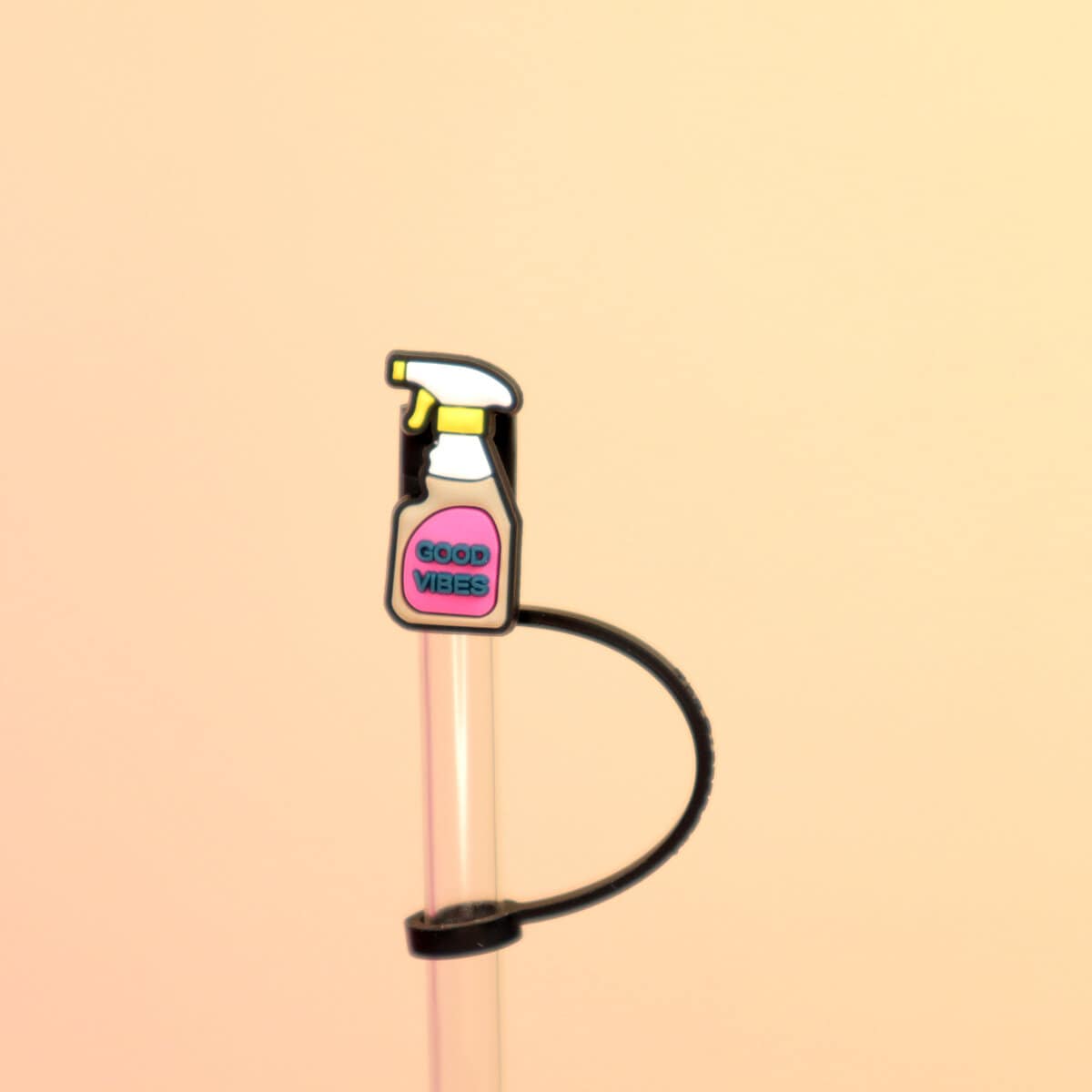 Straw topper - Good vibes spray