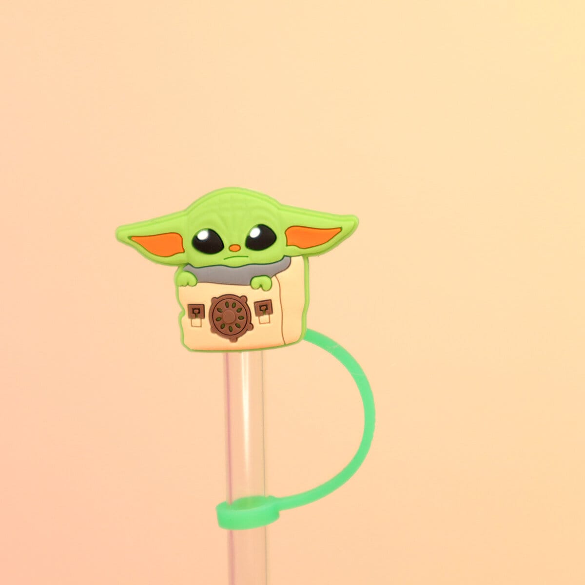 Straw topper - Baby Yoda