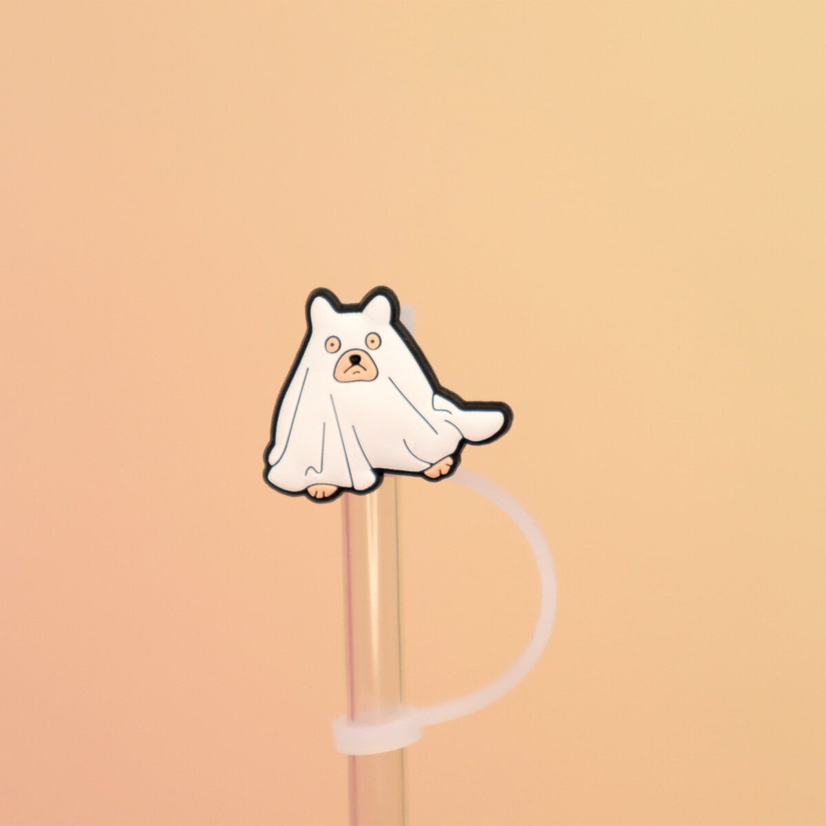 Straw topper - Spoopy dog
