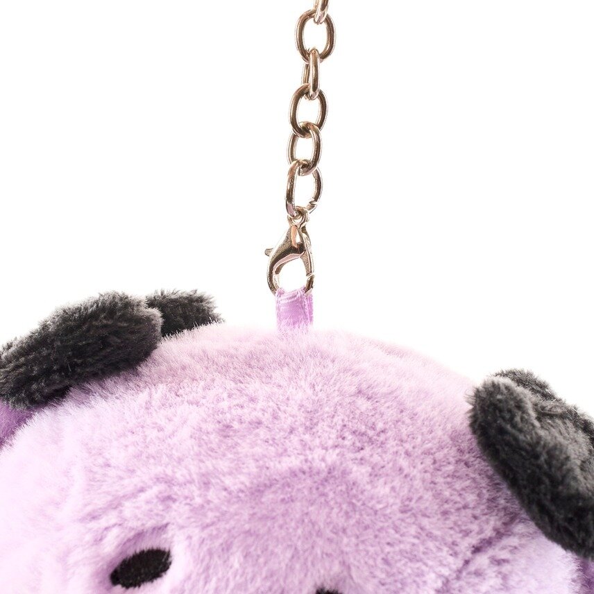 Vivienne the Goth Bunny plushie Keychain