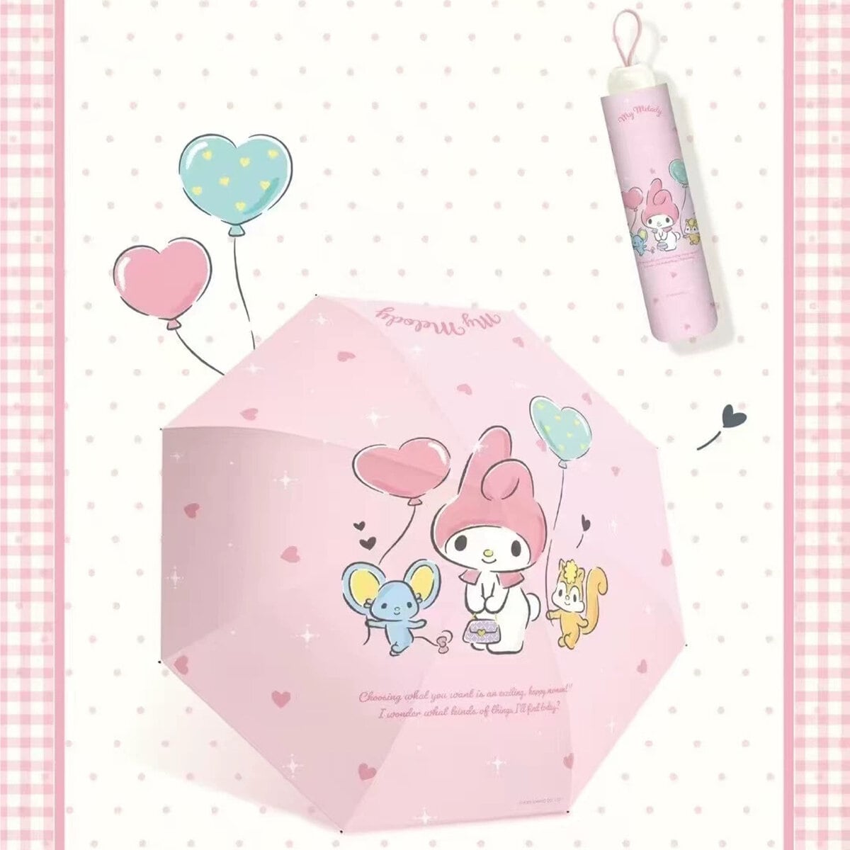 Paraply My Melody - Friends & Balloons