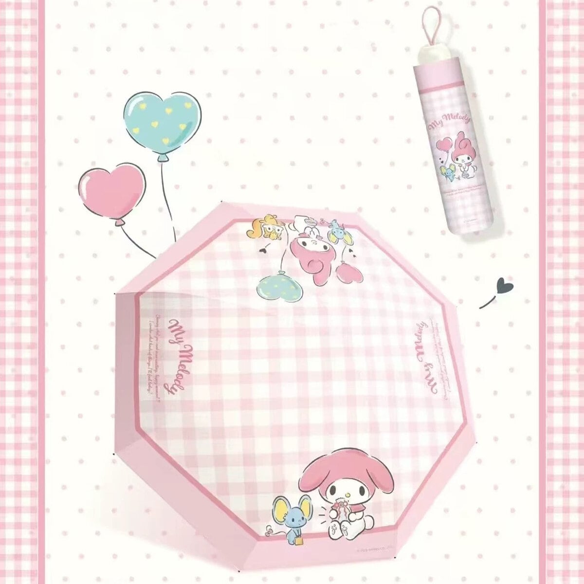 Paraply My Melody - Gingham Top
