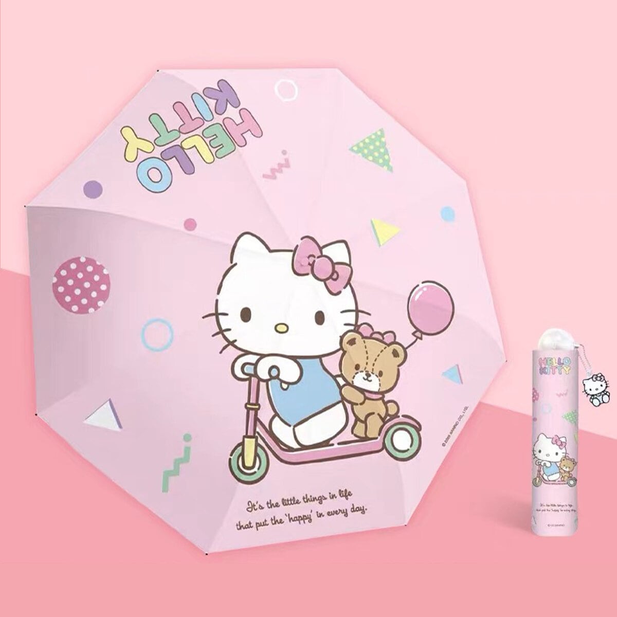 Paraply Hello Kitty - Pink Memphis Scooter