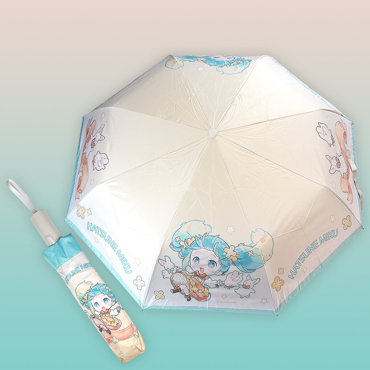 Paraply Hatsune Miku - Happy Bunny Dance
