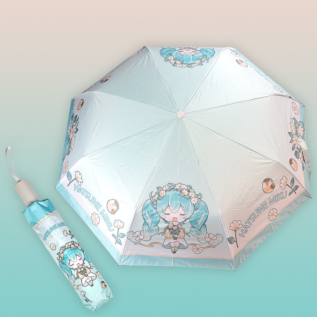 Paraply Hatsune Miku - Flower Bouquet