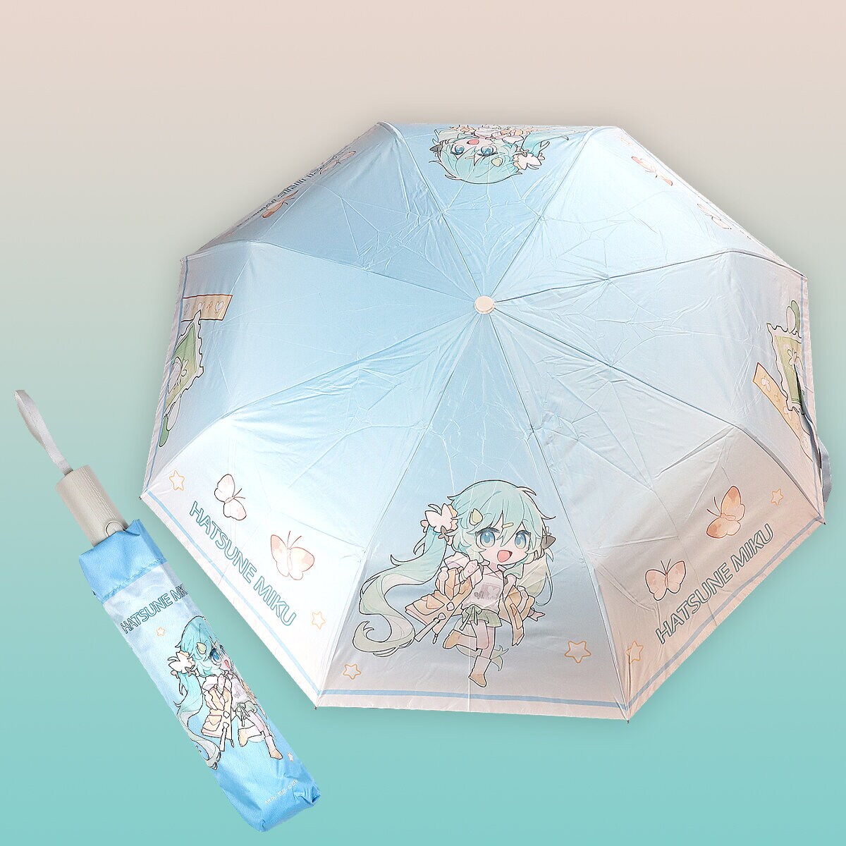 Paraply Hatsune Miku - Butterflies