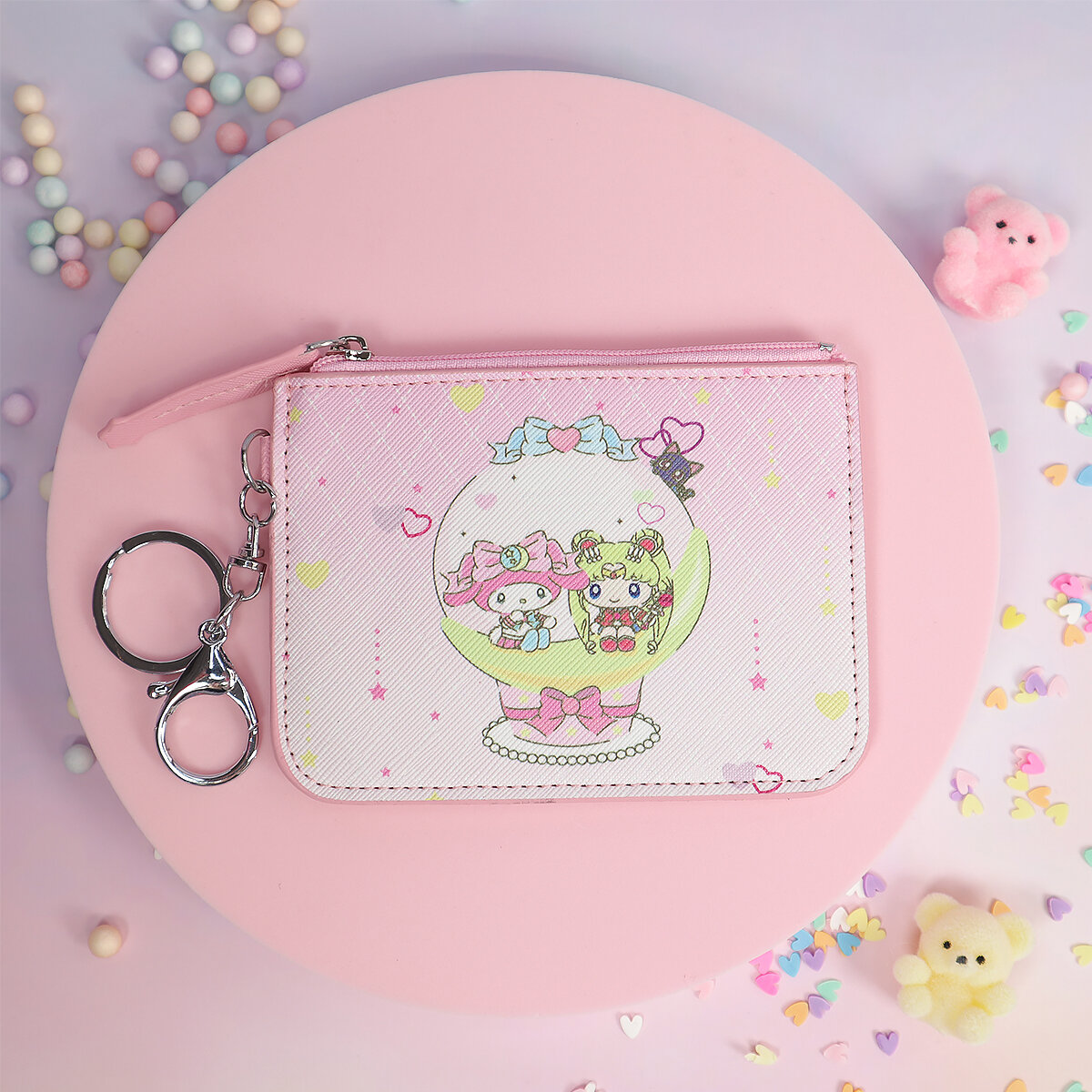 Kort-börs Sailor Moon x My Melody, kristallkula