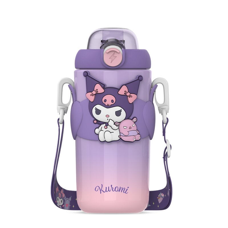 Kuromi termosflaska med bärrem 500ml