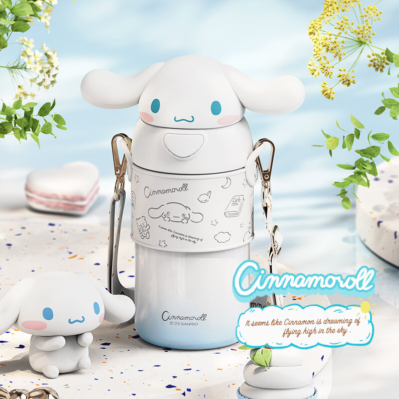 Stor Cinnamoroll-termosflaska med bärrem 560ml