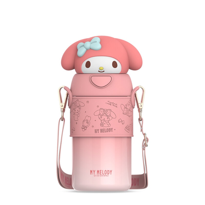 Stor My Melody-termosflaska med bärrem 560ml