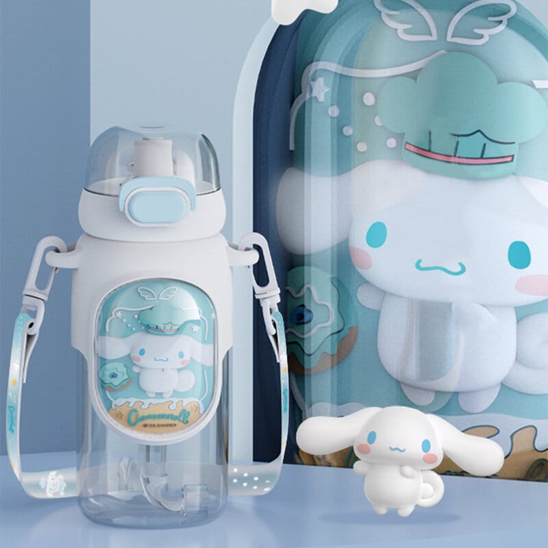 Cinnamoroll vattenflaska med bärrem 600ml