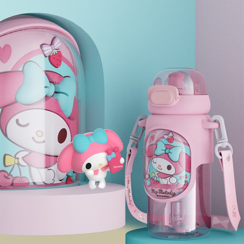 My Melody vattenflaska med bärrem 600ml