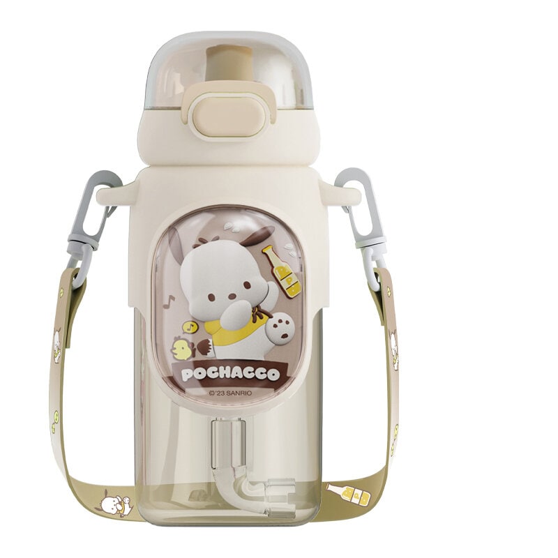 Pochacco vattenflaska med bärrem 600ml