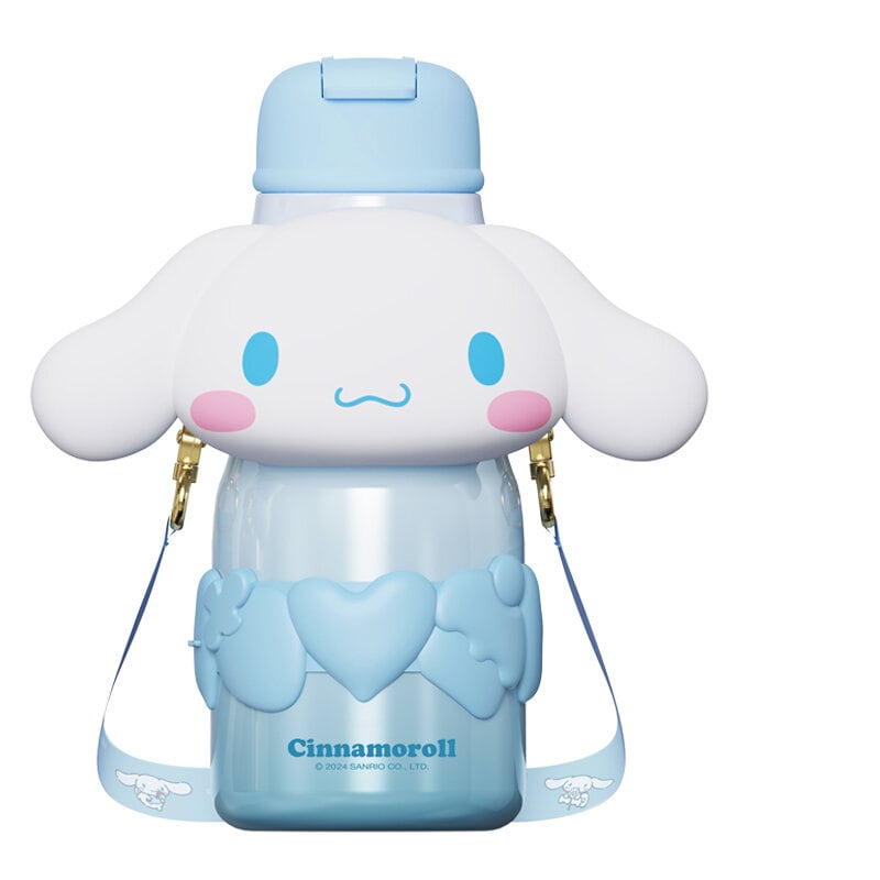 Cinnamoroll termosflaska med bärrem hjärtan 650ml