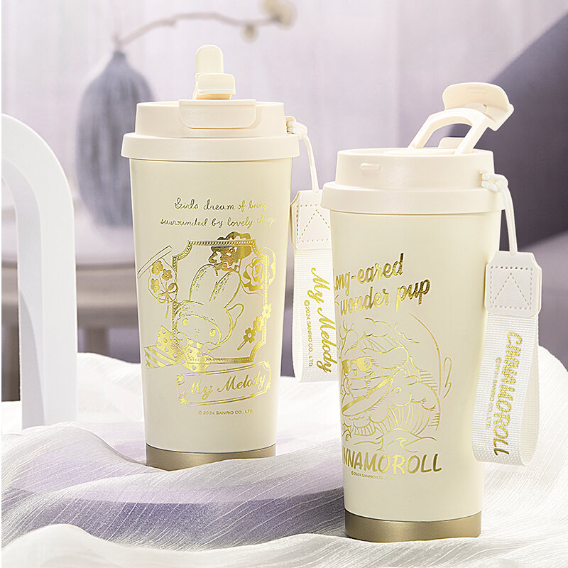 Cinnamoroll termosmugg med guldprint 520ml