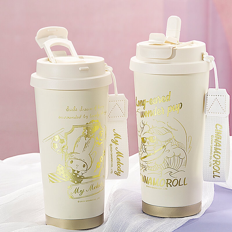 Cinnamoroll termosmugg med guldprint 520ml