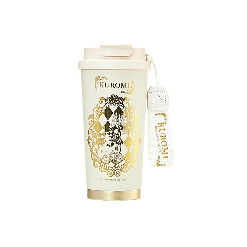Kuromi termosmugg med guldprint 520ml