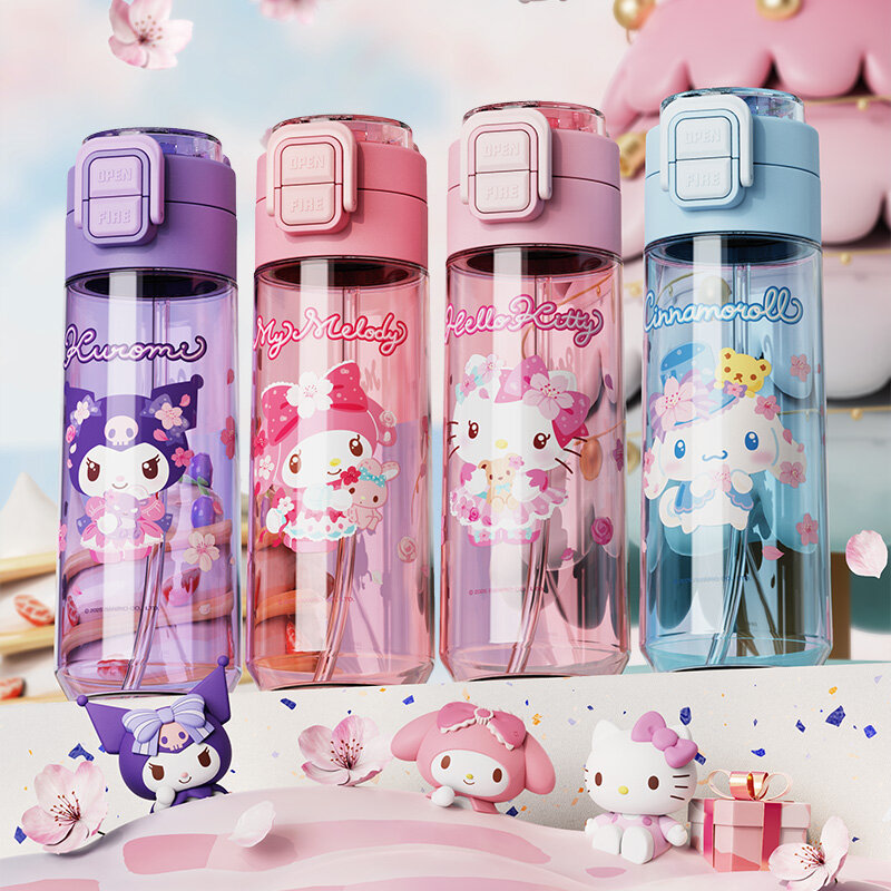 Cinnamoroll vattenflaska sakura 560ml