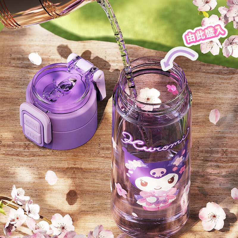 Kuromi vattenflaska sakura 560ml