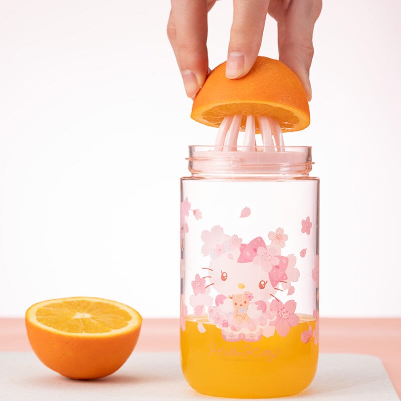 Hello Kitty vattenflaska med sil 550ml