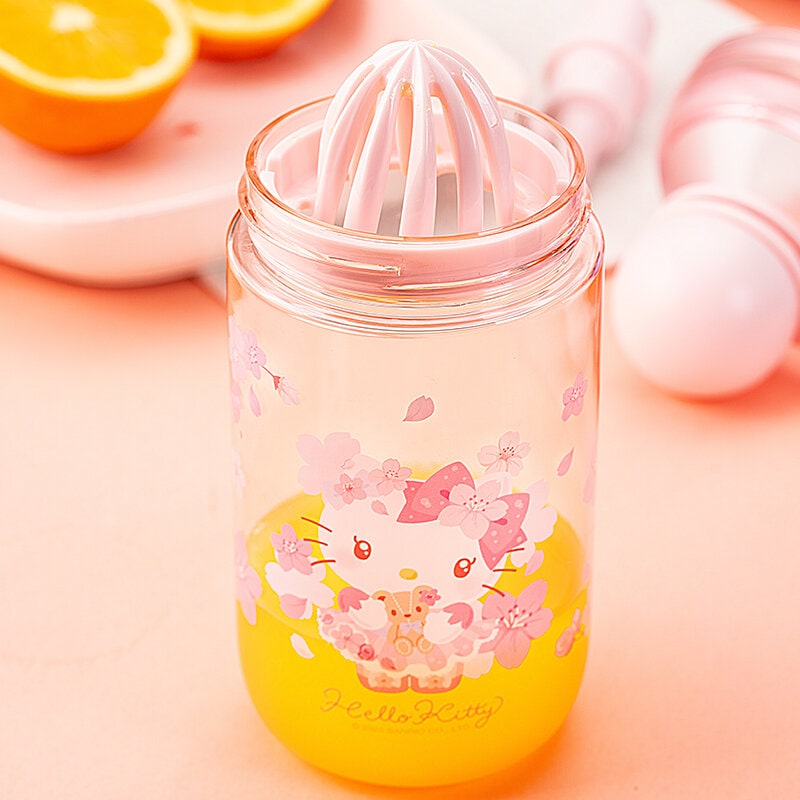 Hello Kitty vattenflaska med sil 550ml