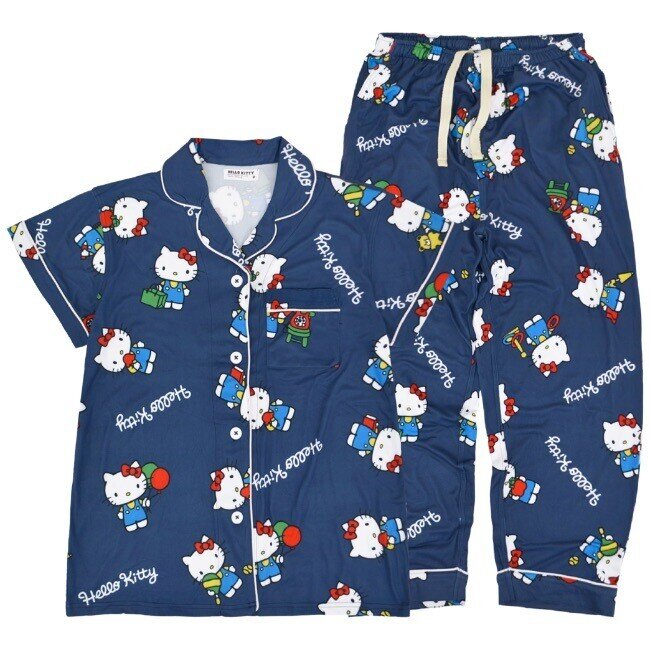 Pyjamas - Hello Kitty, marinblå