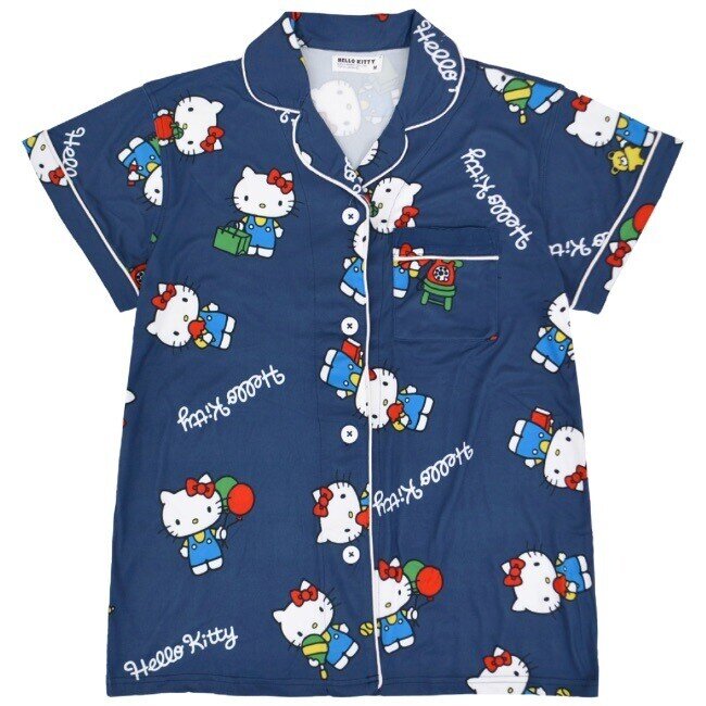 Pyjamas - Hello Kitty, marinblå