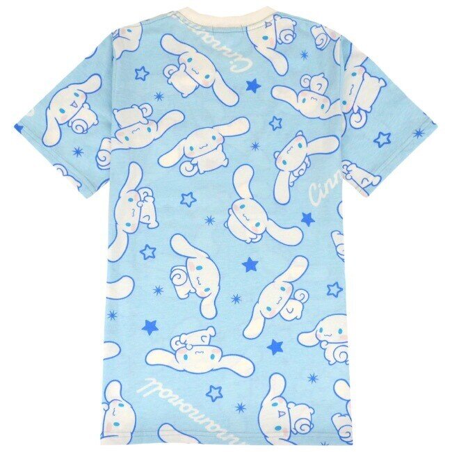 T-shirt med ficka Cinnamoroll, ljusblå