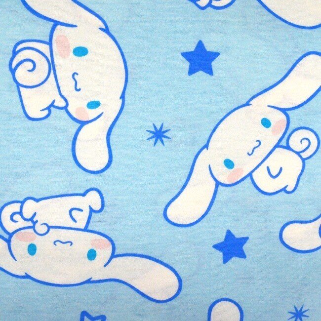 T-shirt med ficka Cinnamoroll, ljusblå