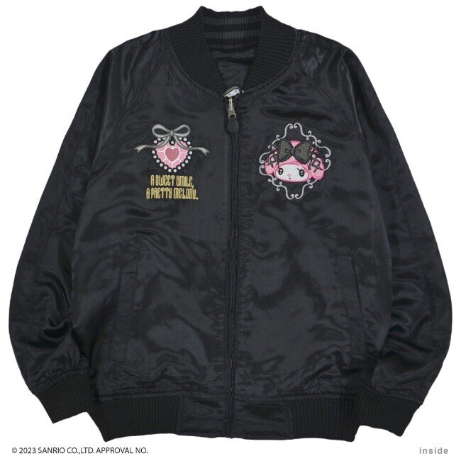 2-way sukajan jacket My Melody x Kuromi