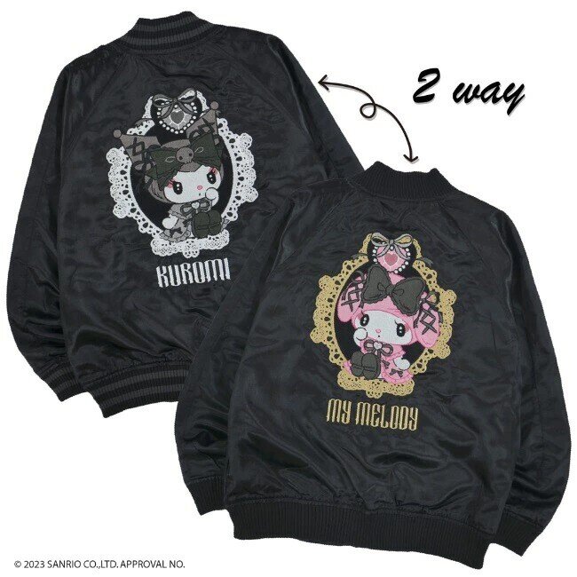 2-way sukajan jacket My Melody x Kuromi