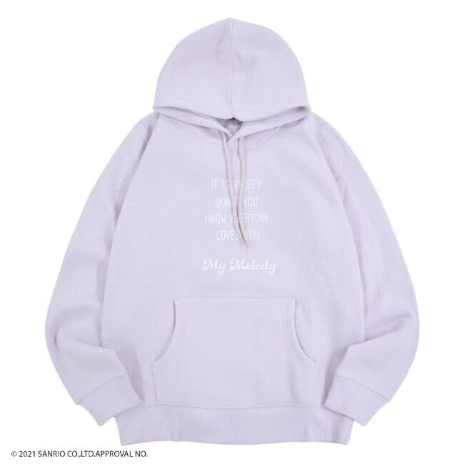 Hoodie My Melody, ljuslila 