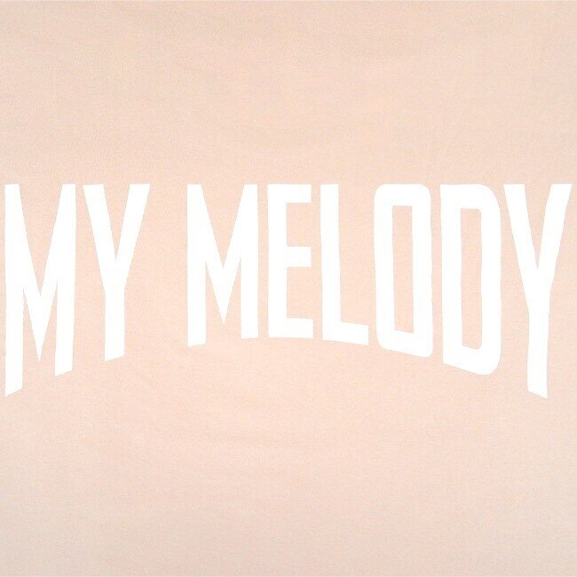 Oversize t-shirt My Melody, dusty pink